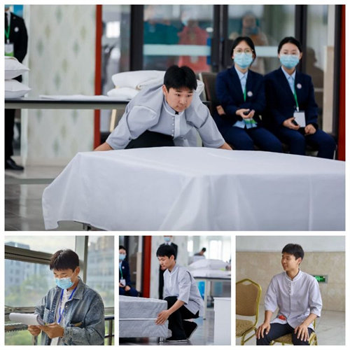 喜报：我校荣获第十三届全国旅游院校服务技能（饭店服务）大赛（中职组）中式铺床一等奖